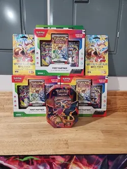 3 Pokemon First Partner Illustration Collection Series 1, 1 Y Ex Charizard Tin - Image 3
