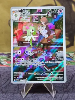 Pokemon TCG Kirlia 212/198 SV01: Scarlet & Violet Base Set Full Art Holo NM - Image 1