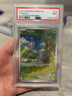 Tangela 178/165 Illustration Rare 2023 Pokemon Mew EN PSA 9 MINT - Image 1