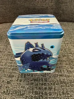 Pokemon TCG 2022 Stacking Water Collectors Tin - NEW/Factory Sealed - Image 1