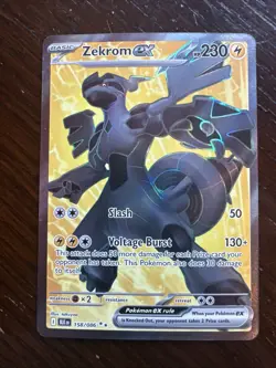 Zekrom ex 158/086 | Black Bolt Ultra Rare Full Art Holo | Pokemon TCG NM - Image 1