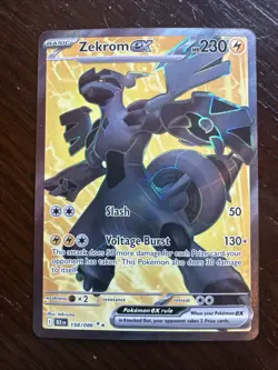 Zekrom ex 158/086 | Black Bolt Ultra Rare Full Art Holo | Pokemon TCG NM - Image 2