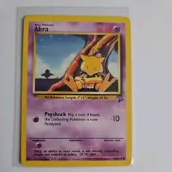 2000 POKEMON BASE SET 2 ABRA 65/130 (LP) COMMON - Image 1