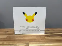Pokemon Celebrations Elite Trainer Box ETB 25th Anniversary Sealed NEW Pikachu 820650809439 - Image 1