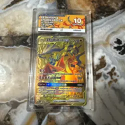 Pokemon Reshiram & Charizard GX UR Chinese 183/150 Sun & Moon ACE 10 - Image 1