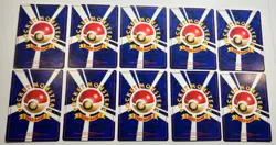 Pokemon TCG Japanese Base Set Lot of 10 Damaged to Moderate Play Holo Raichu - Image 2