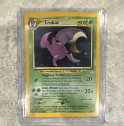 Pokemon Crobat 90 HP Neo Revelation 04/64 Holo Rare Stage 2 2000 Unlimited - Image 1