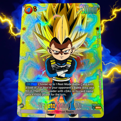 SS3 Vegeta Mini DA ALT ART FB06-084 SR Super Rare Dragon Ball Fusion World Card - Image 1