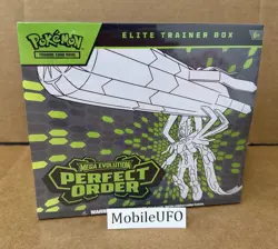 Pokemon Mega Evolution Perfect Order Elite Trainer Box TCG - Factory Sealed New - Image 1
