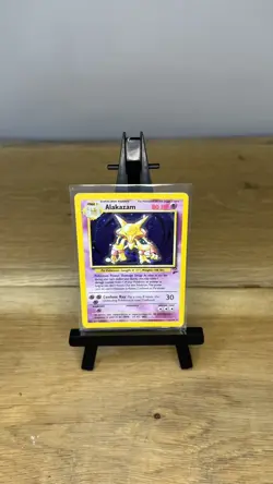 Pokemon TCG Alakazam Base Set 2 Holo 1/130 LP BIG SWIRL 🌀 - Image 1