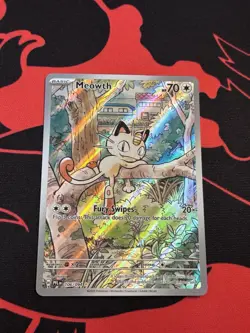 Pokemon TCG Phantasmal Flames MEOWTH 106/094 - Image 1