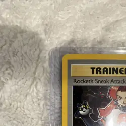 Pokemon Rocket's Sneak Attack Team Rocket 16/82 Holo Rare Trainer 2000 - Image 5