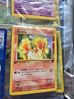 Pokemon Team Rocket PONYTA 1st Edition 64/82 - Image 1