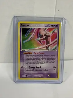 2005 Pokemon Deoxys 17/107 EX Deoxys Non Holo Rare - Image 1