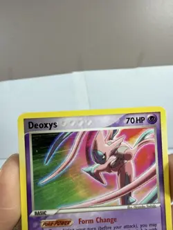 2005 Pokemon Deoxys 17/107 EX Deoxys Non Holo Rare - Image 3