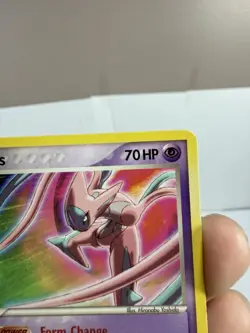 2005 Pokemon Deoxys 17/107 EX Deoxys Non Holo Rare - Image 5
