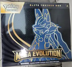 Pokemon Mega Evolution (Mega Lucario) Elite Trainer Box (ETB) FACTORY SEALED - Image 1