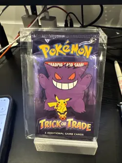 Sealed - Pokemon TCG Trick or Trade Booster Halloween Card Pack-3 Cards - Image 1