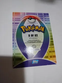 Feraligatr Sticker Card 9 Of 62 Topps Johto Series 1 Pokemon Glossy Rare 160 - Image 4