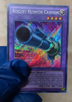 Rocket Hermos Cannon - DRL2-EN010 - Secret Rare - 1st Edition Near Mint Yugioh - Image 2
