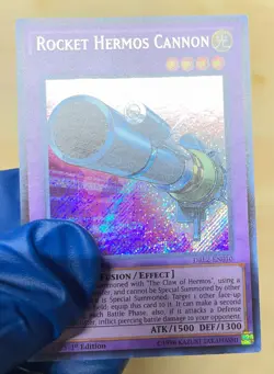 Rocket Hermos Cannon - DRL2-EN010 - Secret Rare - 1st Edition Near Mint Yugioh - Image 3
