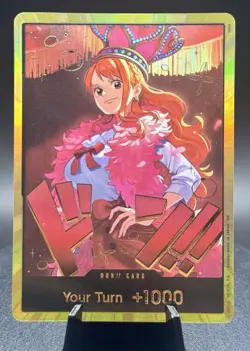 DON!! Card (Nami) (Gold) Extra Booster: One Piece Heroines Edition Foil - Image 1