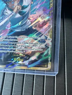 Koby OP11-119 SEC - One Piece TCG - English Card Near-Mint Secret Rare - Image 4