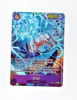 One Piece Kami's Island ENEL SEC OP15-118 Parallel Alt Art English Card MINT-NM - Image 1