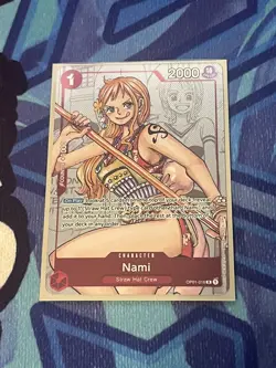 One Piece 25th Anniversary Nami OP01-016 Alternate Art- English, NM - Image 1