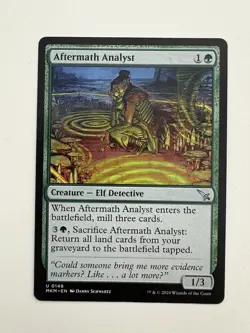 Aftermath Analyst MTG Magic the Gathering Card NM Near Mint MKM - Image 1