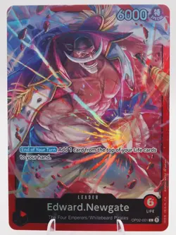 Edward.Newgate OP02-001 Leader ST-15 One Piece TCG Card - Image 1