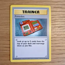 Pokemon TCG Pokedex Base Set Shadowless Card 87/102 NM - Image 1