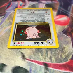 Clefable ~ 5/130 ~ Holo ~ BASE SET 2 ~ MODERATE PLAY ~ Pokemon Card - Image 3