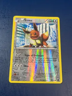Eevee 90/116 Plasma Freeze Reverse Holo Pokemon Card LP - Image 1