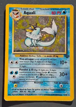 Pokemon Aquali 12/64 Vaporeon holo Fr card /jpj27 - Image 1