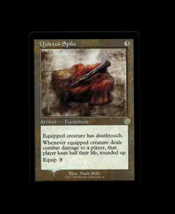 Quietus Spike The Brothers' War Retro Frame Artifact Foil - Image 1