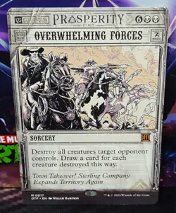 magic the gathering - Overwhelming Forces - Sorcery - Mythic - Destroy All - Image 1