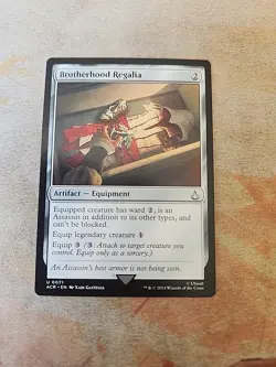 Brotherhood Regalia Universes Beyond Assassin's Creed MTG NM - Image 1