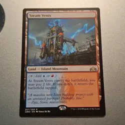 Steam Vents x 1 - NM+ - MTG - Guilds of Ravnica 257/259 - Rare - - Image 1