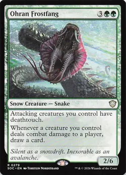 Ohran Frostfang R Commander: Secrets of Strixhaven 279 NM - Image 1