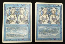 MTG - Magic the Gathering - 2x Vesuvan Doppelganger ~ MP ~ REVISED - Image 1