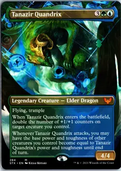 Tanazir Quandrix (Borderless) (284) - Normal - Strixhaven: School of Mages (STX) - Image 1