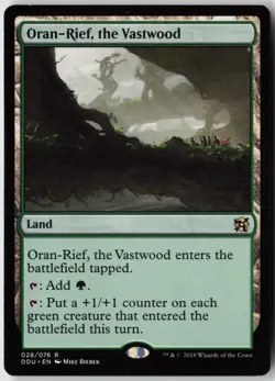 Oran-Rief, the Vastwood (28) Normal - Duel Decks: Elves vs. Inventors (DDU) NM - Image 1