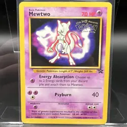 Mewtwo 03/53 WOTC Pokemon Movie Promo Card - 1999 Black Star Promo - LP - Image 1