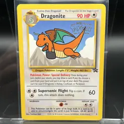 Dragonite 05/53 WOTC Pokemon Movie Promo Card - 1999 Black Star Promo - LP - Image 1