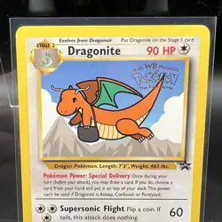Dragonite 05/53 WOTC Pokemon Movie Promo Card - 1999 Black Star Promo - LP - Image 2