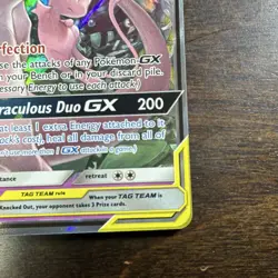 Pokemon TCG Mewtwo & Mew GX Ultra Rare Holo Sm-Unified Minds 71/236 - Image 3