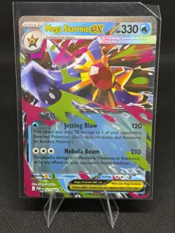 Pokemon TCG Mega Starmie ex 021/088 Perfect Order Double Rare Holo NM 2026 - Image 1