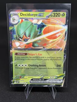 Pokemon TCG Decidueye ex 012/088 Perfect Order Double Rare Holo NM 2026 - Image 1