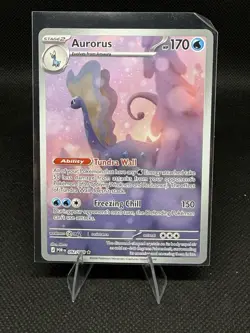 Pokemon TCG Aurorus 092/088 Perfect Order Illustration Rare Holo NM 2026 - Image 1